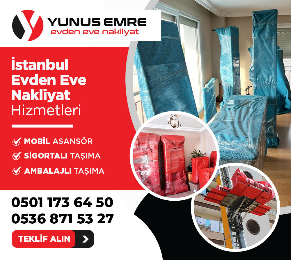 İstanbul Evden Eve Nakliyat - Yunus Emre Nakliyat